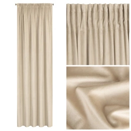 Pierre Cardini Tape Curtain 140 x 300 Cappuccino