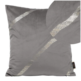 45 x 45 Decorative Velvet Blink 34 Gray pillowcase