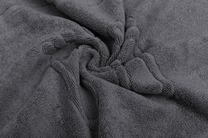 Bathroom rug Sora 50 x 70 24 400 g/m2 Gris