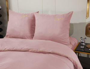 Bedding set 160 x 200 4 pcs with Areta 10 Embroidery