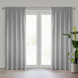 Curtain 140 x 270 Decorative Tape Agis Silver