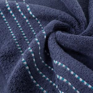 Fiore Bath Towel (15) 50 x 90 Navy Blue