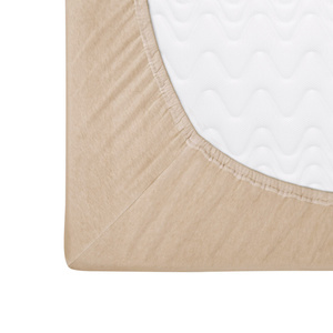 Jersey sheet with elastic 020_D Beige 160x200