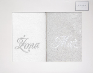 Husband Wife Towel Set 2 2 pcs. 50 x 90 Bi+Sre