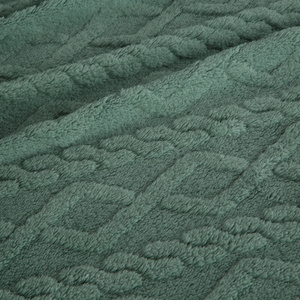 Blanket 200 x 220 Design Microfiber Braid Mint