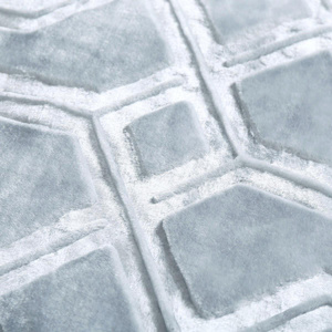 Blanket 160 x 200 Acrylic Stamped Vito Grey