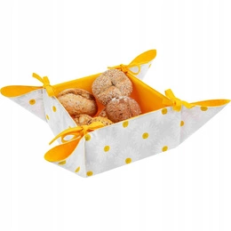 Basket 23 x 23 x 7 for Bread Cotton Daisy