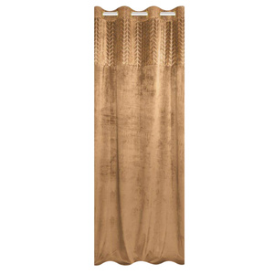 Curtain 140 x 250 Decorative Velvet Nord Mustard
