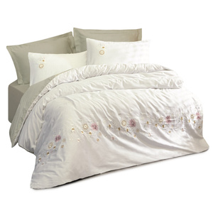 Bedding 200 x 220 6pcs Satin Embroidered 3D Omer 07