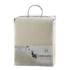 Bedspread 200 x 220 Quilted Decorative Boni4 Cream