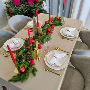 Tablecloth 150x350 Stain-Resistant Surbo Beige