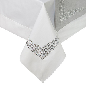 Exclusive Decorative Tablecloth Klara Steel 145 x 350