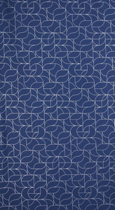 Curtain 140 x 250 Decorative Evi Navy+Silver