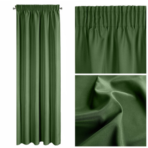 Rita Decorative Tape Curtain 140 x 270 Green