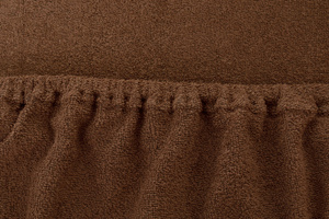 Terry sheet with elastic 045_D Chocolate 140x200