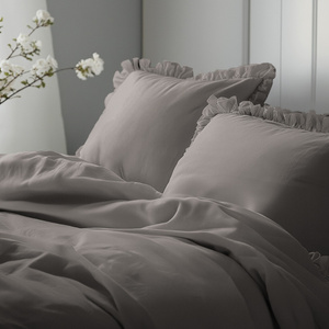 Bedding 220 x 200 3 pcs Pure Cotton with Ruffle 05