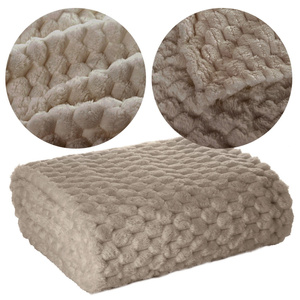 Blanket 150 x 200 Microfiber Design Cindy6 Beige