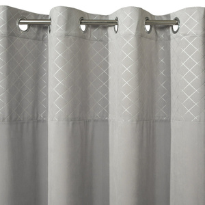 Curtain 140 x 250 Decorative Velvet Karina2 Silver