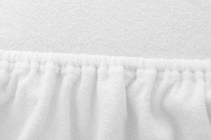Terry sheet with elastic 001_D White 90x200