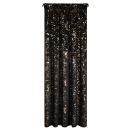 Curtain 140 x 270 Velvet Tape Dori Black