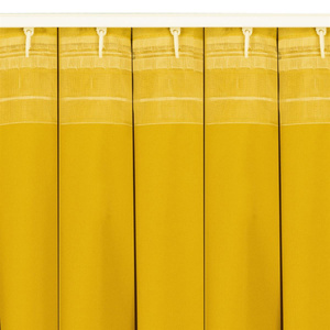 Curtain 140 x 300 Decorative Velvet Madlen Mustard