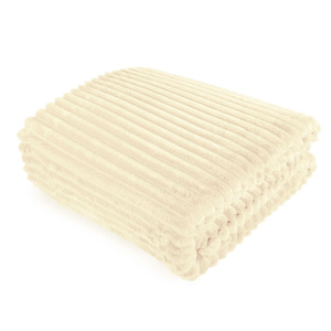 Blanket 160 x 200 Microfiber Stamped Ardea Stripes 56