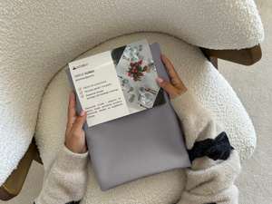 Tablecloth 120x220 Stain-Resistant Surbo Light Gray