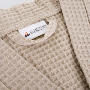 Gofer Unisex Cotton Bathrobe Vizzy L 02 Beige