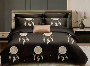 Bedding 160 x 200 3 pcs Cotton Satin no. A1847