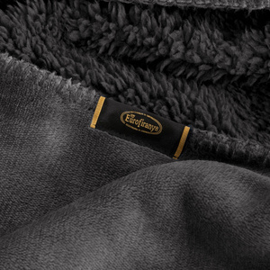 Blanket 70 x 160 Microfiber Double-sided Tedy Steel