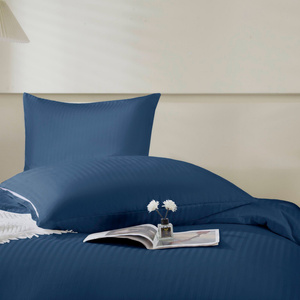 Bedding 140 x 200 2pc Cotton Adamaschek Navy Blue