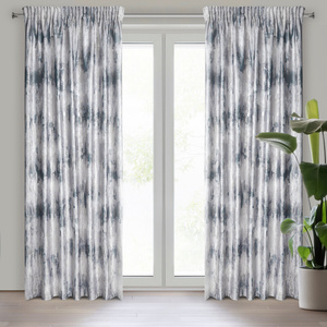 Curtain 140 x 270 Decorative Velvet Tina Silver