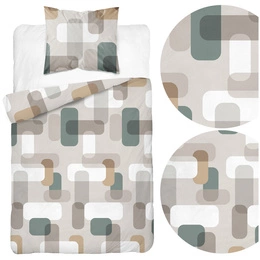 Bedding 140 x 200 2pc Asti Satin Cotton 5487A