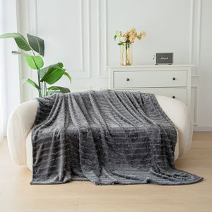 Blanket 160 x 200 Microfiber Embossed Yolanda 02