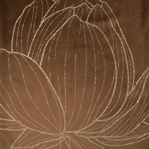 35 x 140 Decorative Velvet Blink12 Brown Runner