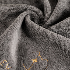 Eva Minge Gaja Bath Towel 50 x 90 Silver