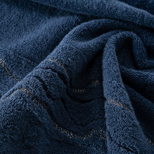Towel 70 x 140 Bath Frotte Karin 10 Navy Blue