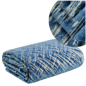 170 x 210 Decorative Velvet Bedspread Agata Pomegranate