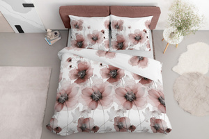 Bedding 160 x 200 3 pcs Asti Satin Cotton 4817C