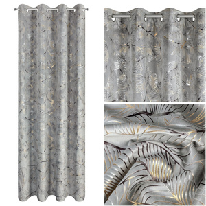 Curtain 135 x 250 Decorative Ready Odeta Steel