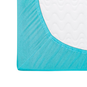 Jersey sheet with elastic 011_D Turquoise 120x200