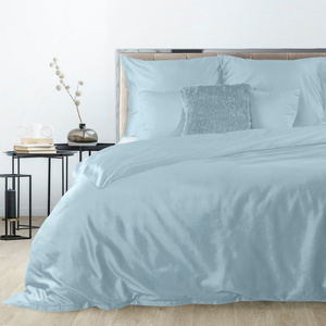 Bedding 220 x 200 3pc Satin Nova3 Blue