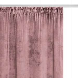 Curtain 140 x 270 Decorative Velvet Soft Powdery