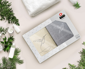 Set of Towels 2pcs. 50x100 Luba 11