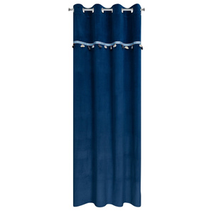 Curtain 140 x 250 Children's Eyelets Car1 Navy Blue