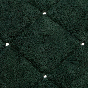 Cotton Carpet 50 x 70 Chic 2 Dark Green