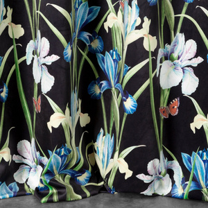 Curtain 140 x 250 Decorative Velvet Maja Blue