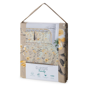 Bedding set 160 x 200 3 pieces Cotton Classic Emy