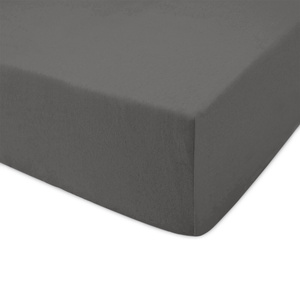 Jersey sheet with elastic 041_D Anthracite 120x200