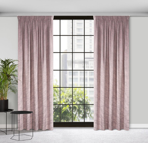 Curtain 140 x 270 Decorative Velvet Rivia Pink